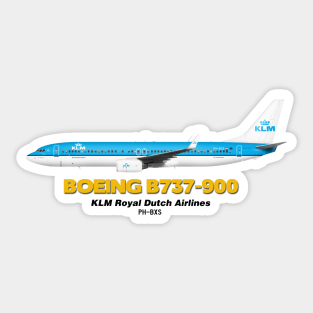 Boeing B737-900 - KLM Royal Dutch Airlines Sticker